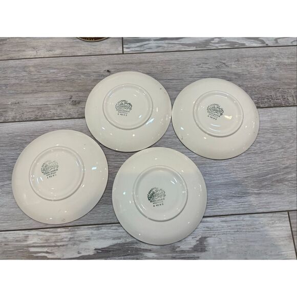 Homer Laughlin Georgian Eggshell Vintage Tea Cups and Saucers 8pc set - Picture 9 of 12